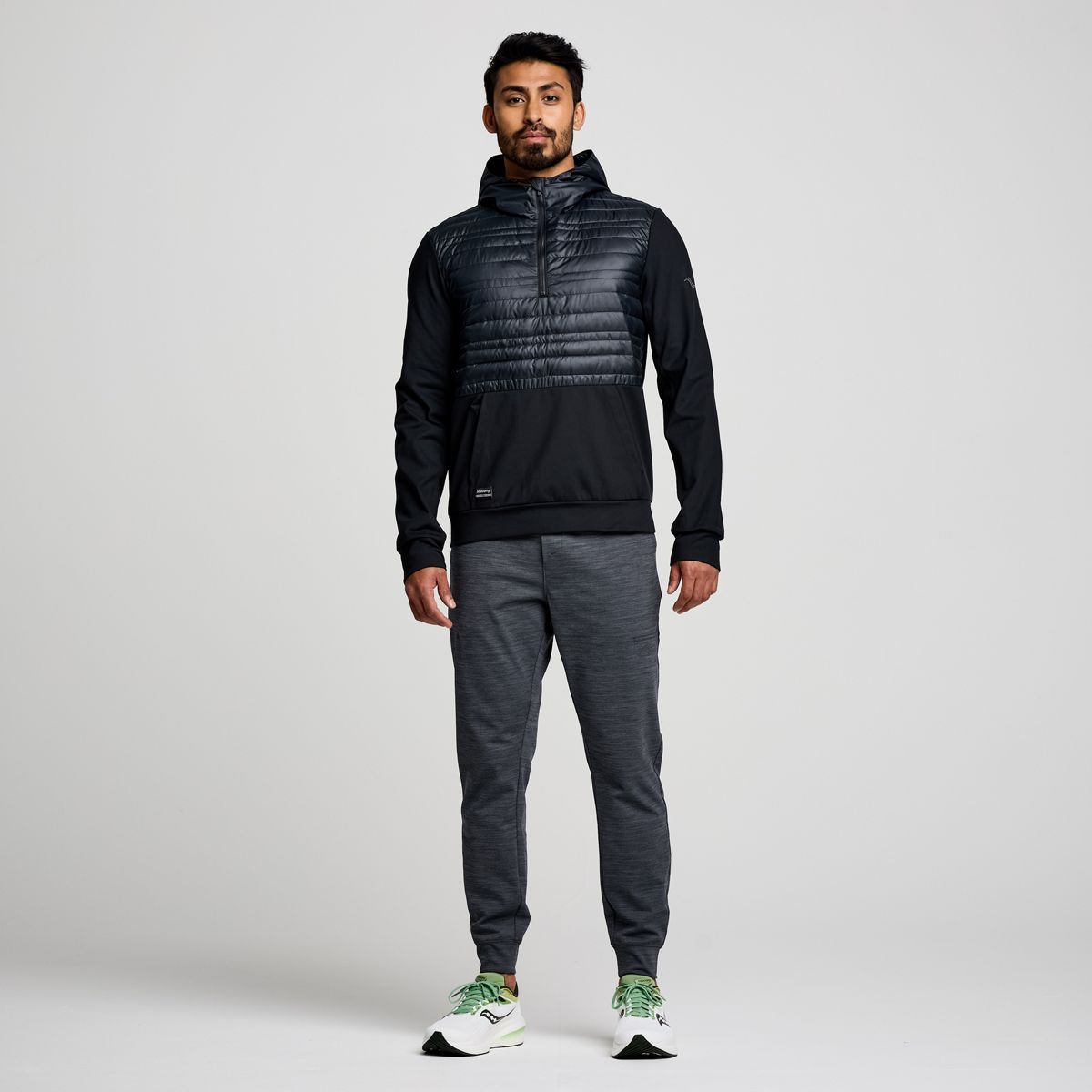 Solstice Oysterpuff Hoody, Black, dynamic 3