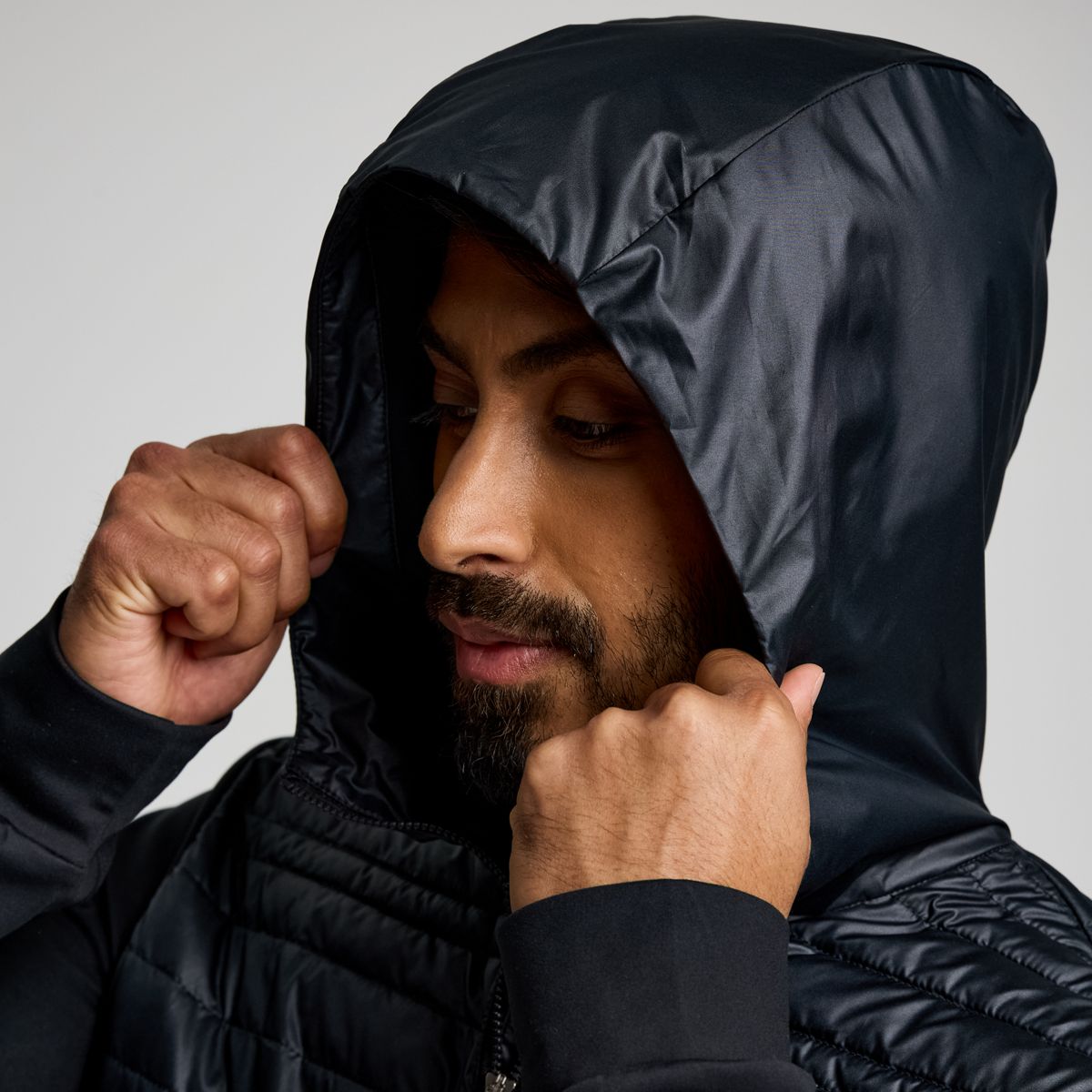 Solstice Oysterpuff Hoody, Black, dynamic 4