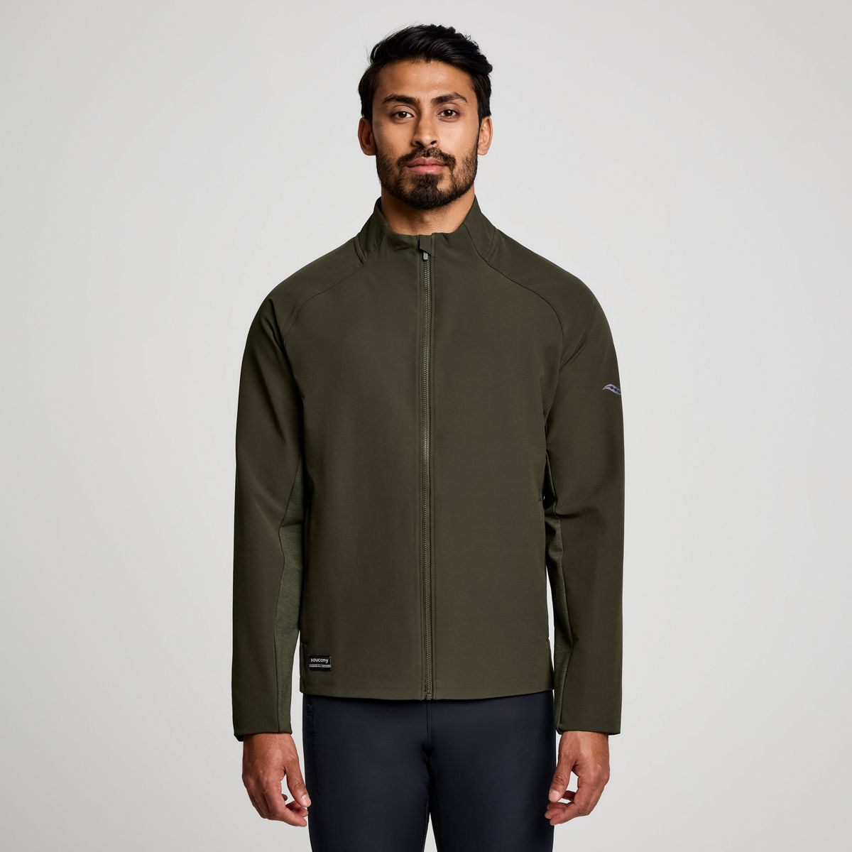 Saucony vitarun jacket clearance mens grey