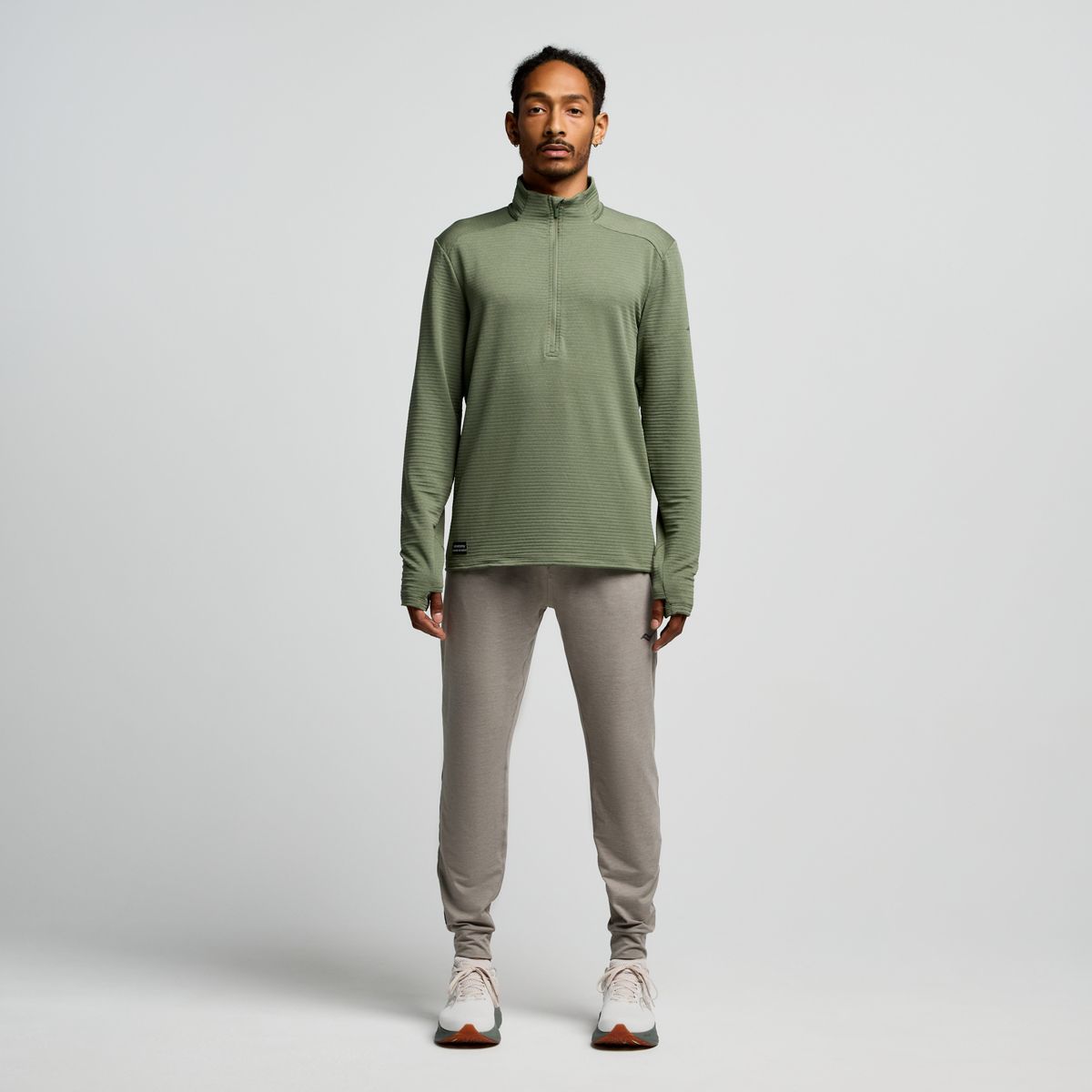 Triumph 3D 1/2 Zip, Bough Heather, dynamic 3