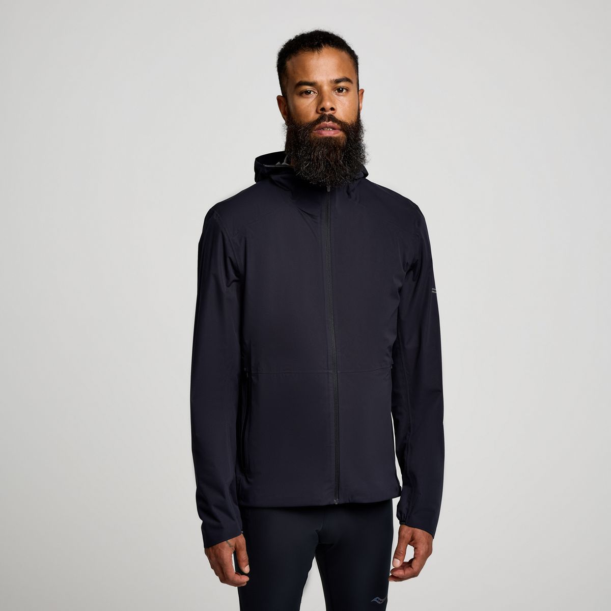 Saucony running jacket mens on sale black