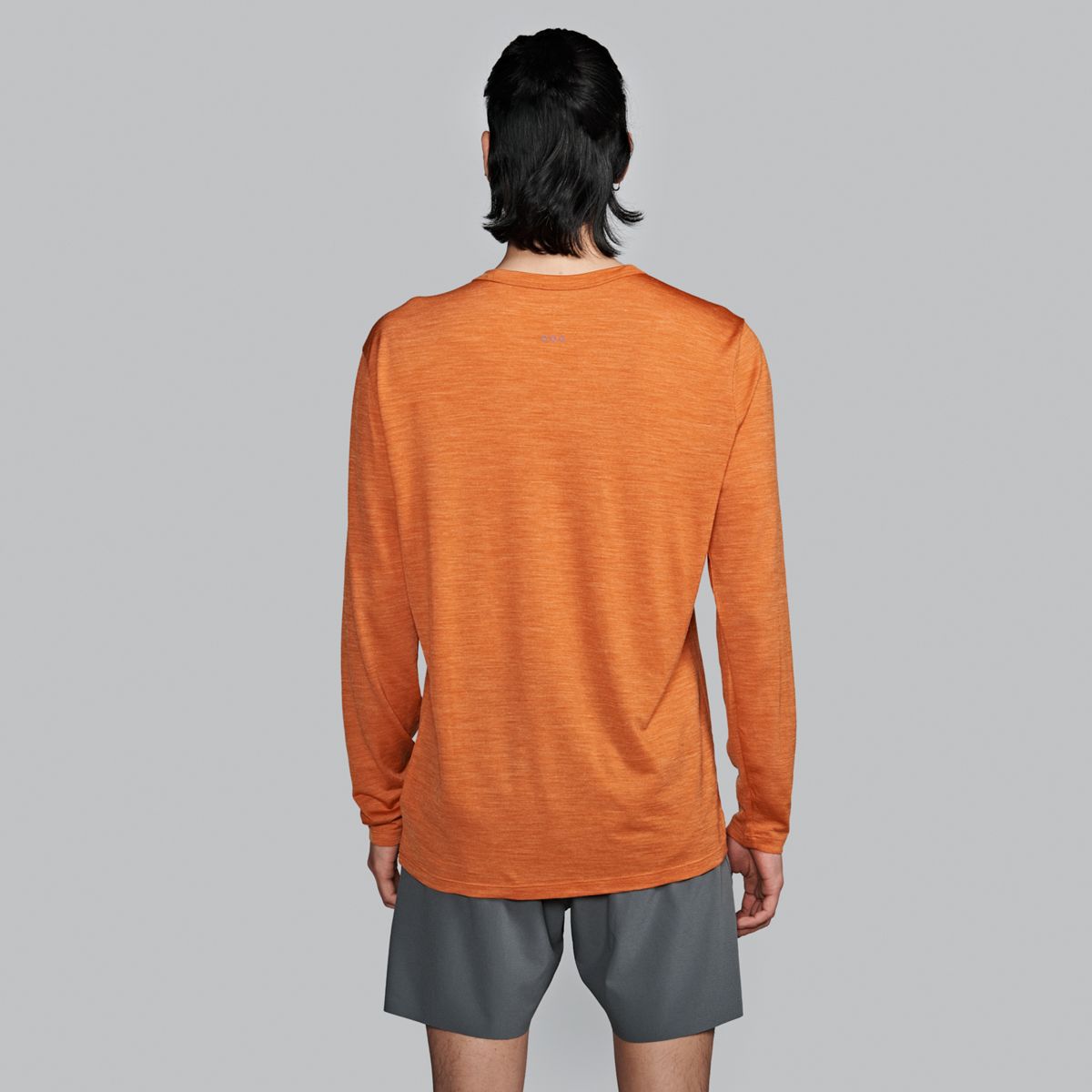 Peregrine Merino Long Sleeve, Amber Heather, dynamic 2