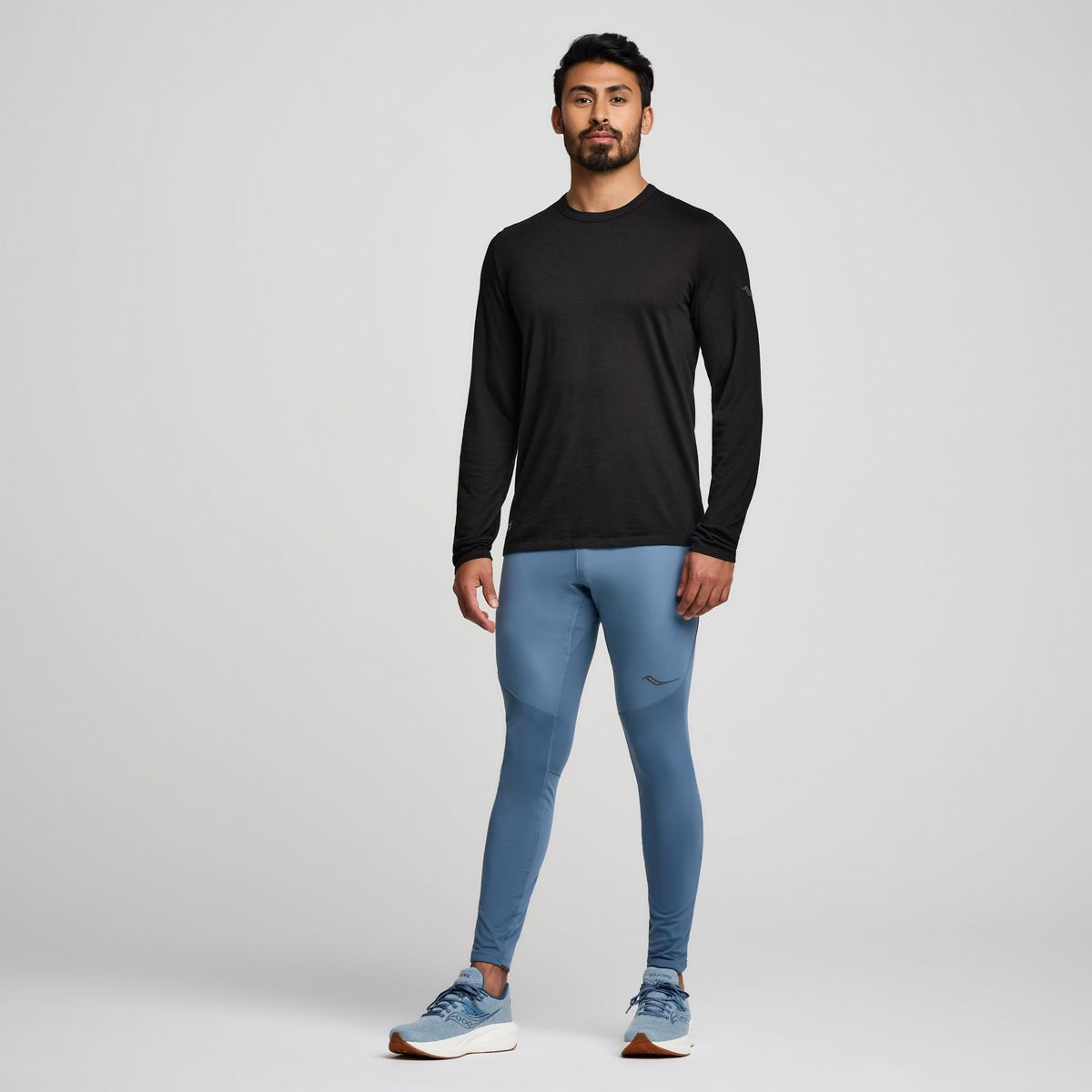 Peregrine Merino Long Sleeve, Black, dynamic 3