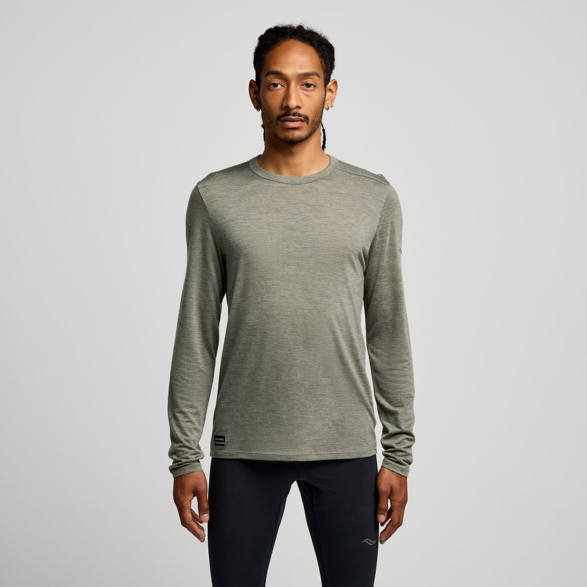 Peregrine Merino Long Sleeve, Bough Heather, dynamic 1