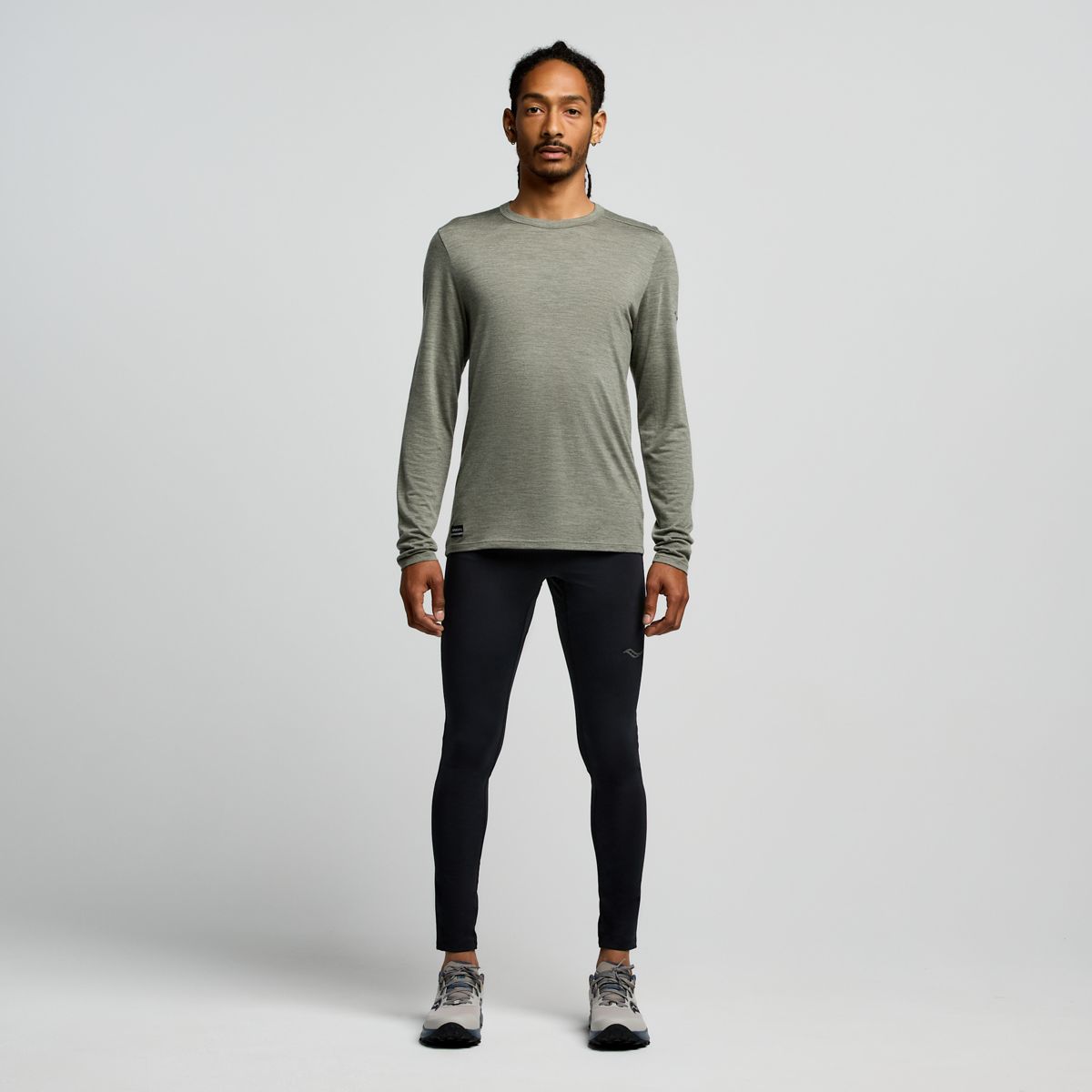 Peregrine Merino Long Sleeve, Bough Heather, dynamic 3