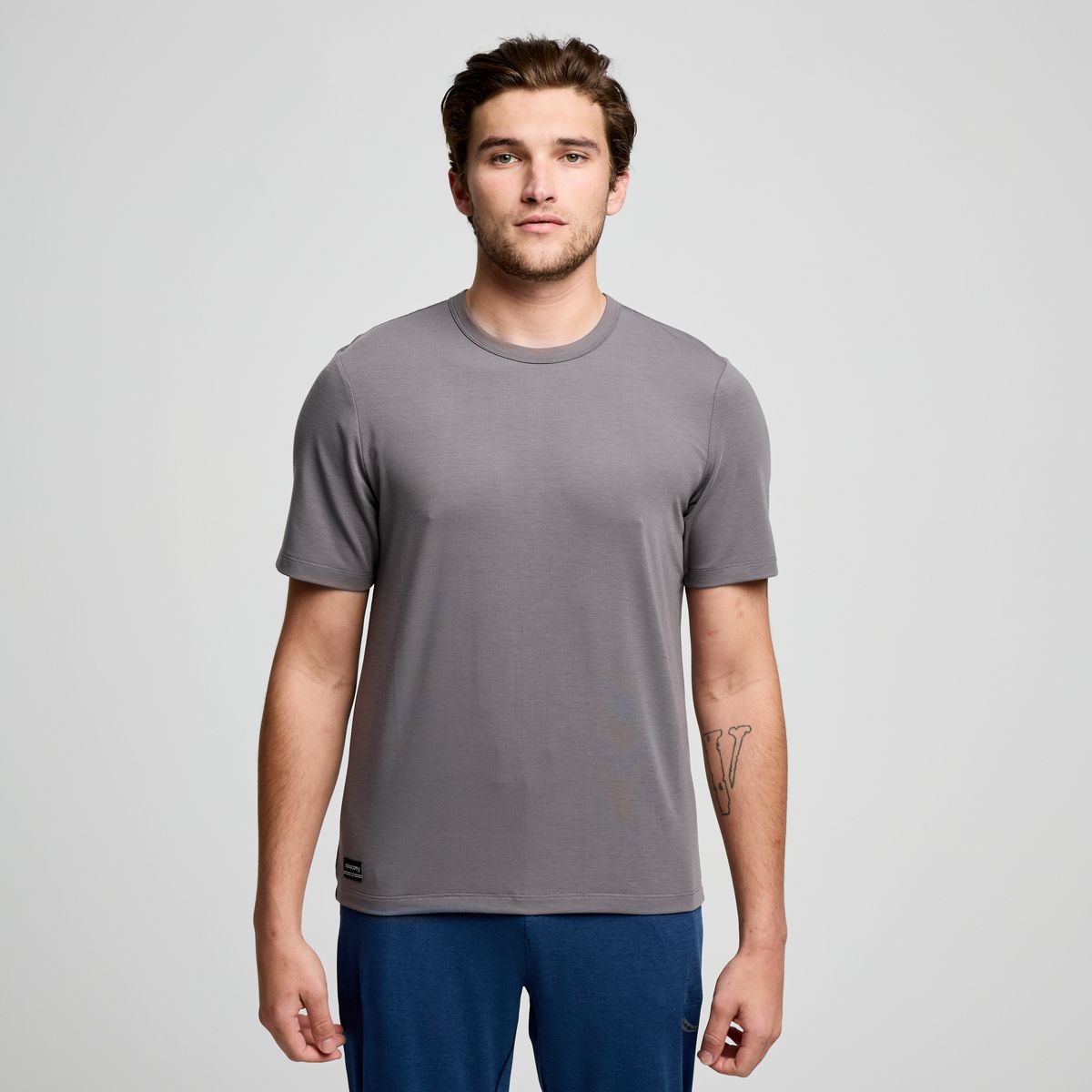 Saucony Gray Active Shirts & Tops