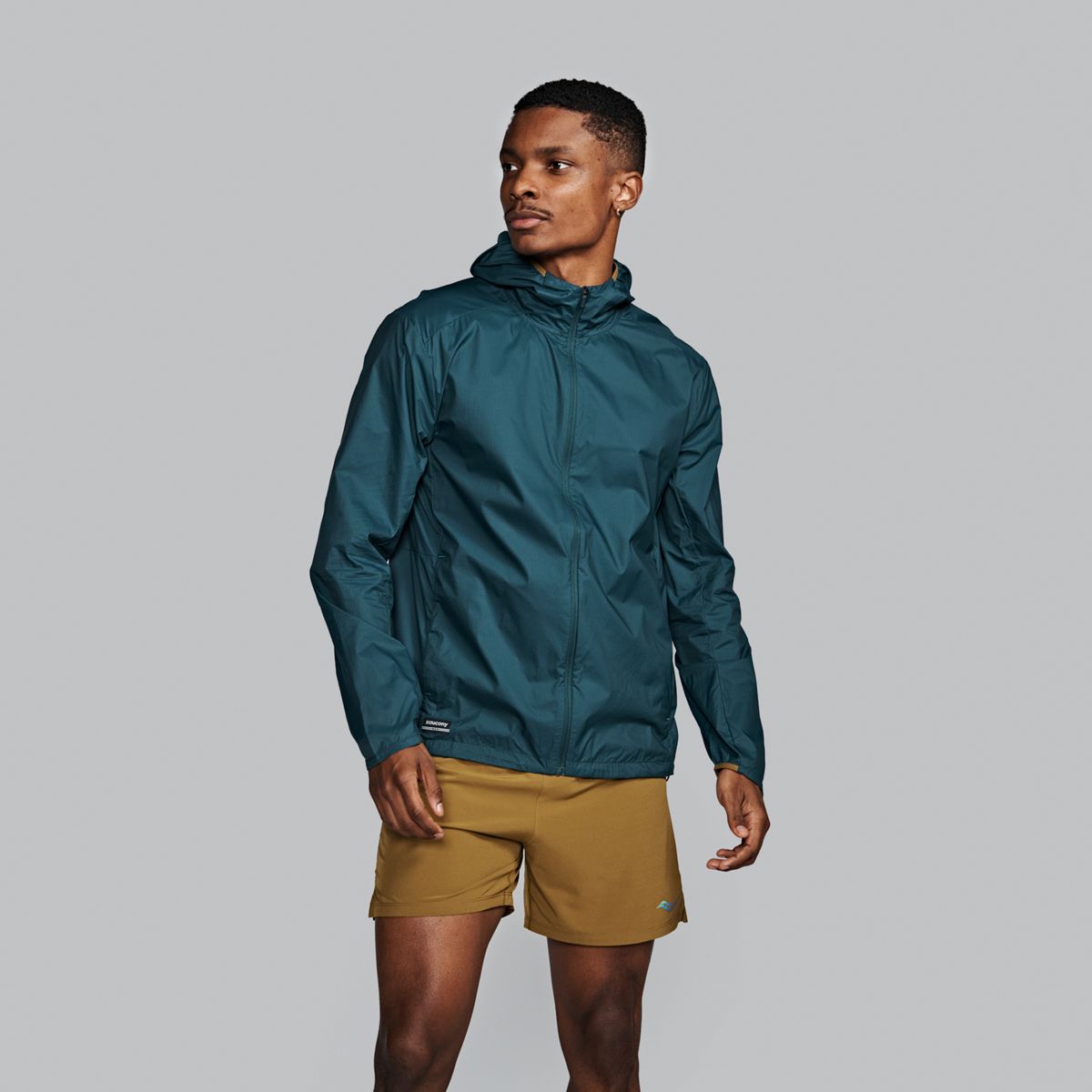 Peregrine Packaway Jacket, Pine, dynamic 3