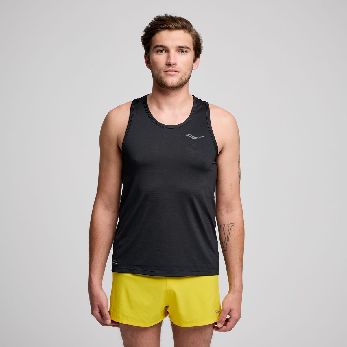 Stopwatch Singlet, Black, dynamic