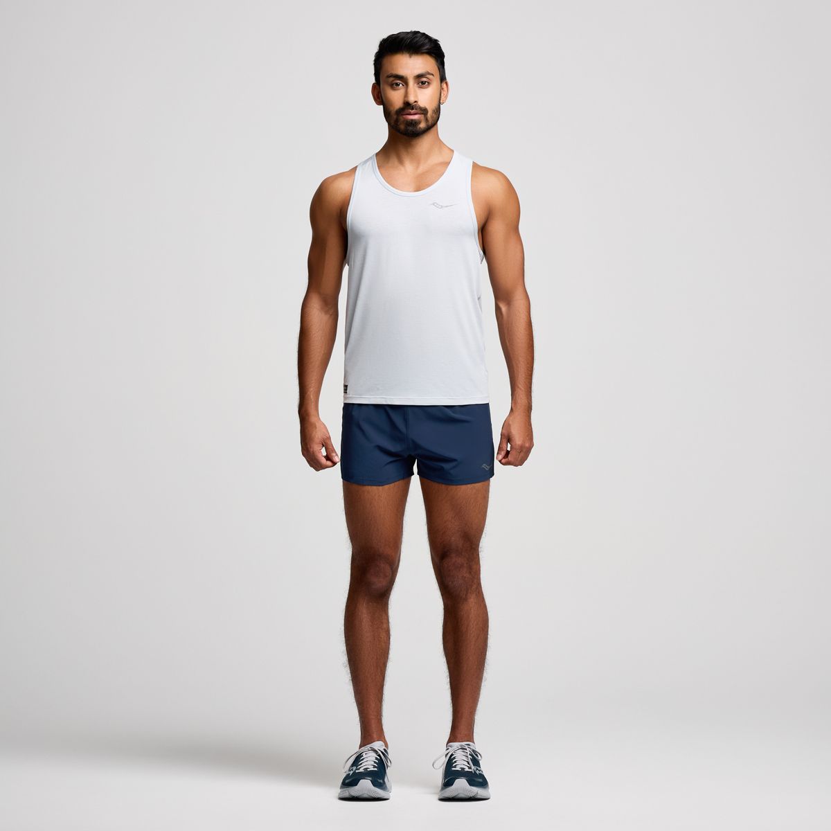 Stopwatch Singlet, Granite Heather, dynamic 3