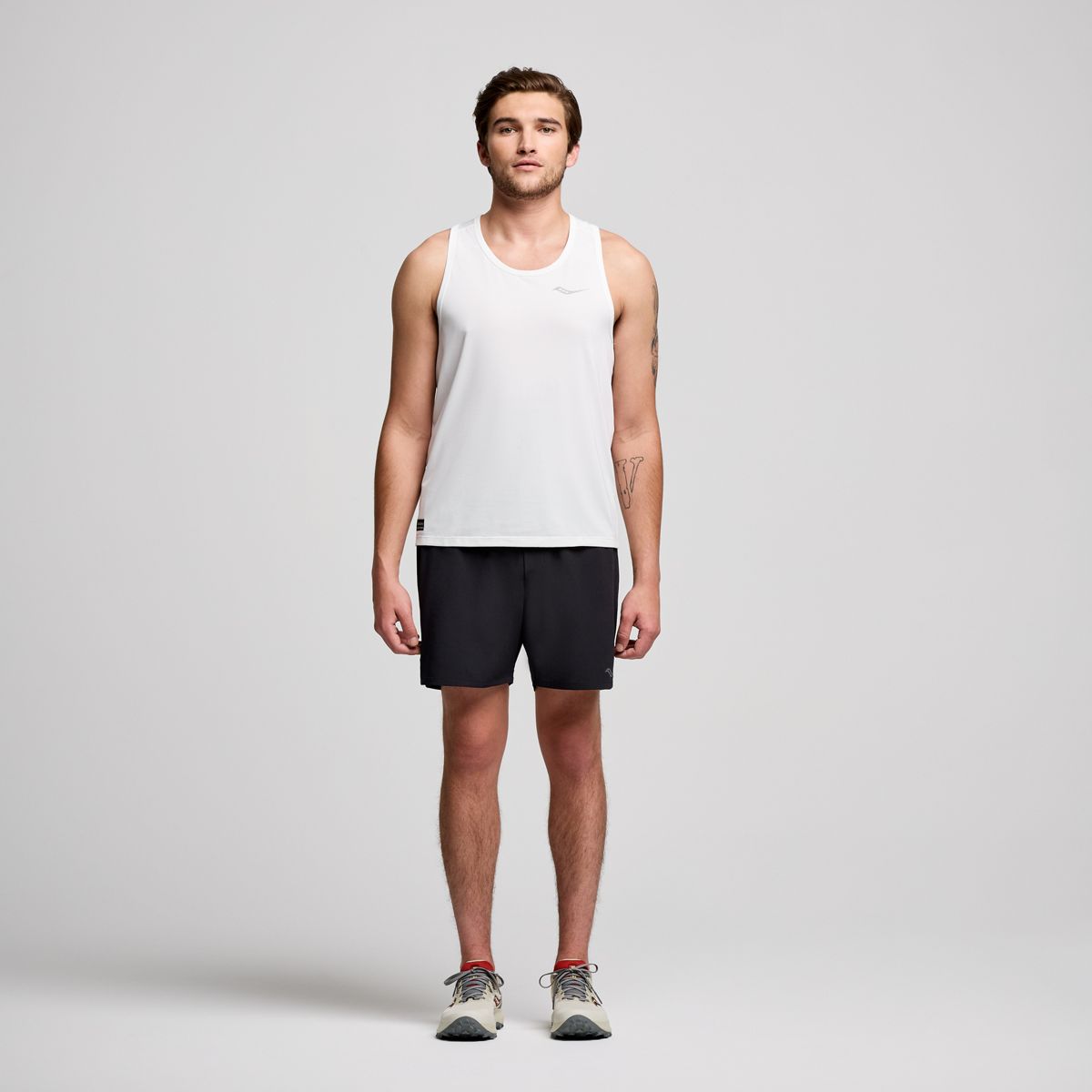 Stopwatch Singlet, White, dynamic 3