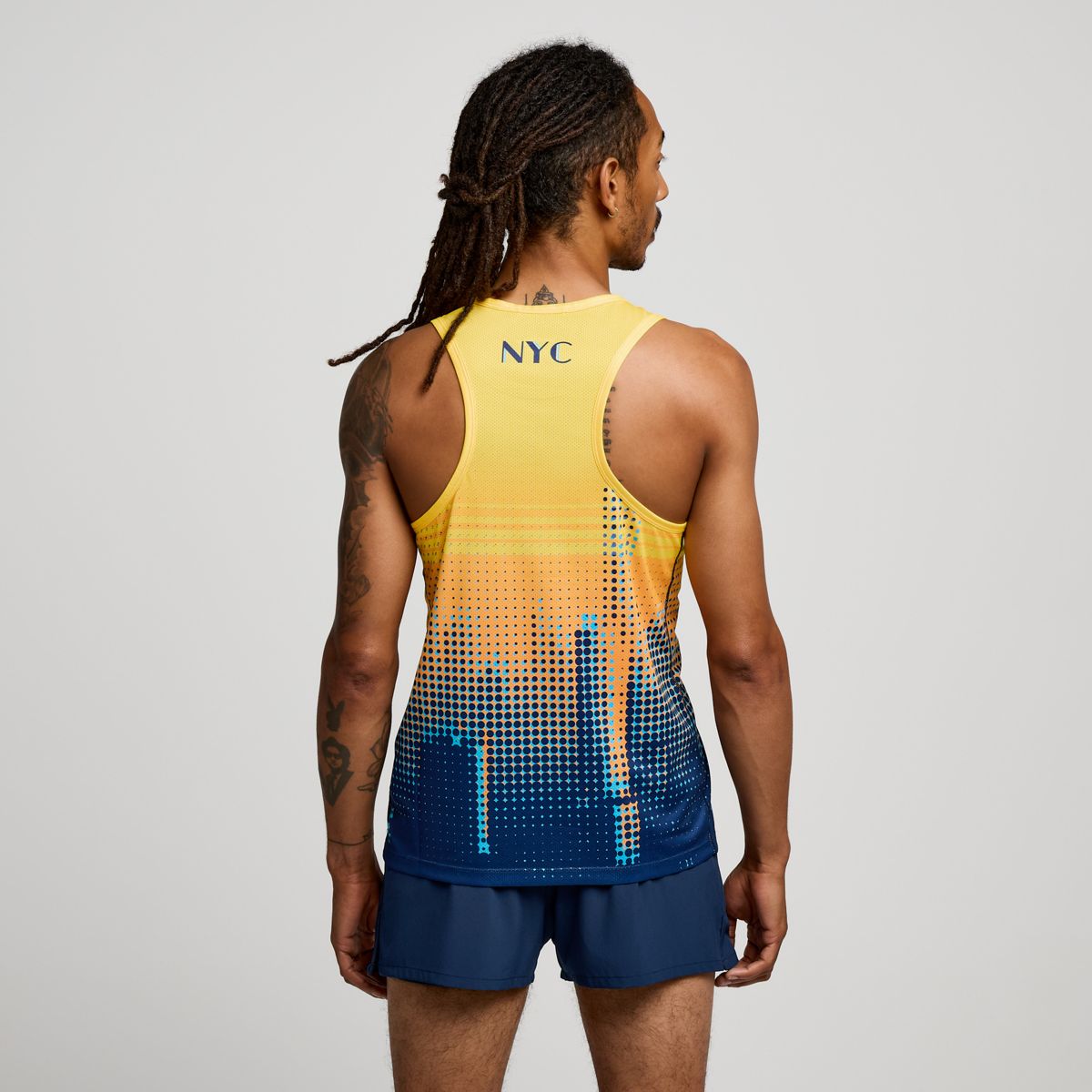 NYC Stopwatch Graphic Singlet, New York 2024, dynamic 2