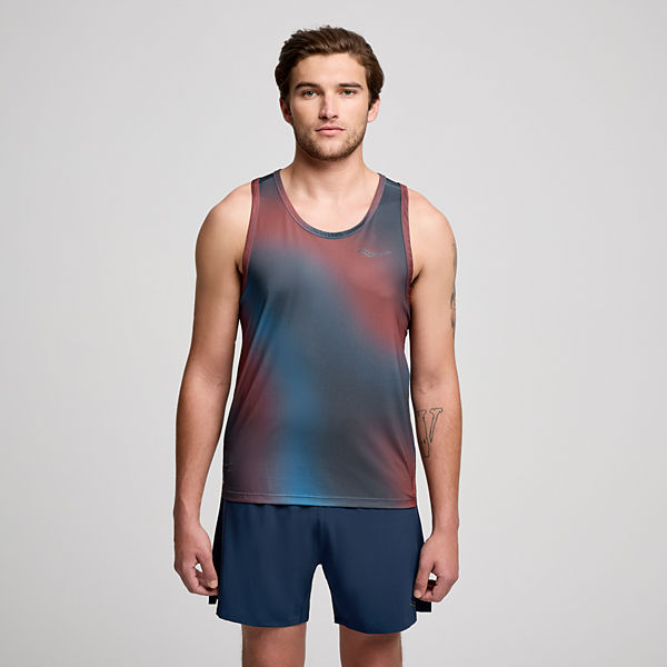 Stopwatch Graphic Singlet, Soothe Print, dynamic