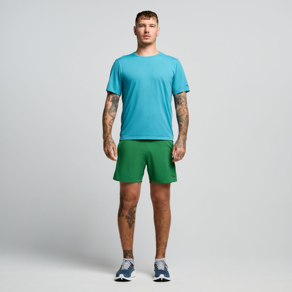 Stopwatch Short Sleeve, Bayside Heather, dynamic 3