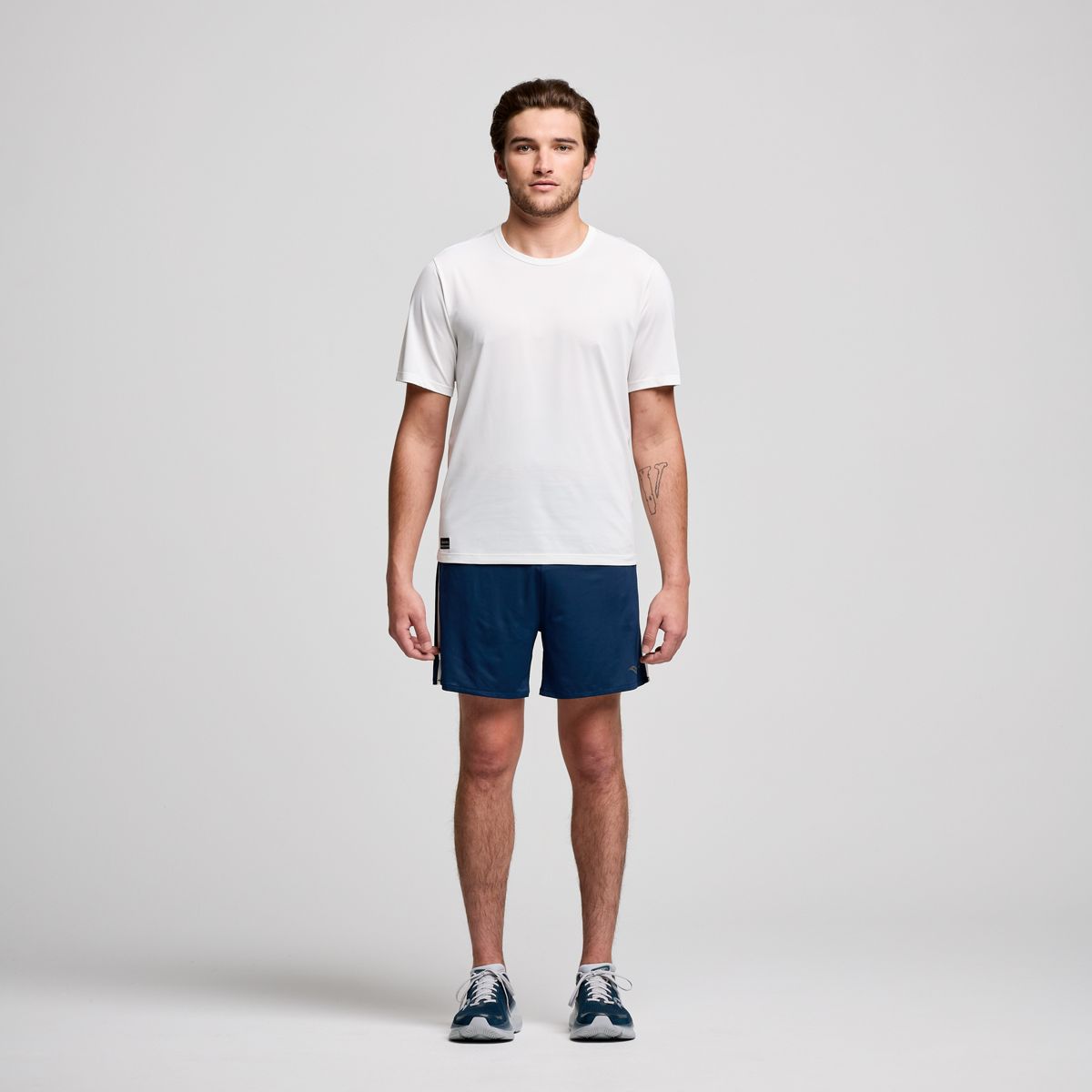 Stopwatch Short Sleeve, White, dynamic 3