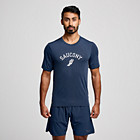 Stopwatch Graphic Short Sleeve, Navy Heather Graphic, dynamic 1