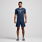 Stopwatch Graphic Short Sleeve, Navy Heather Graphic, dynamic 3
