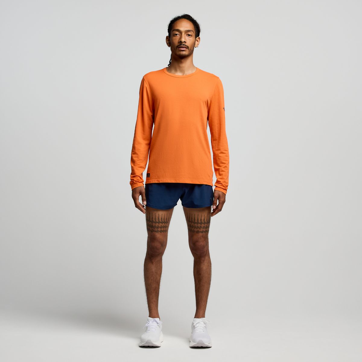 Stopwatch Long Sleeve, Spice Heather, dynamic 3