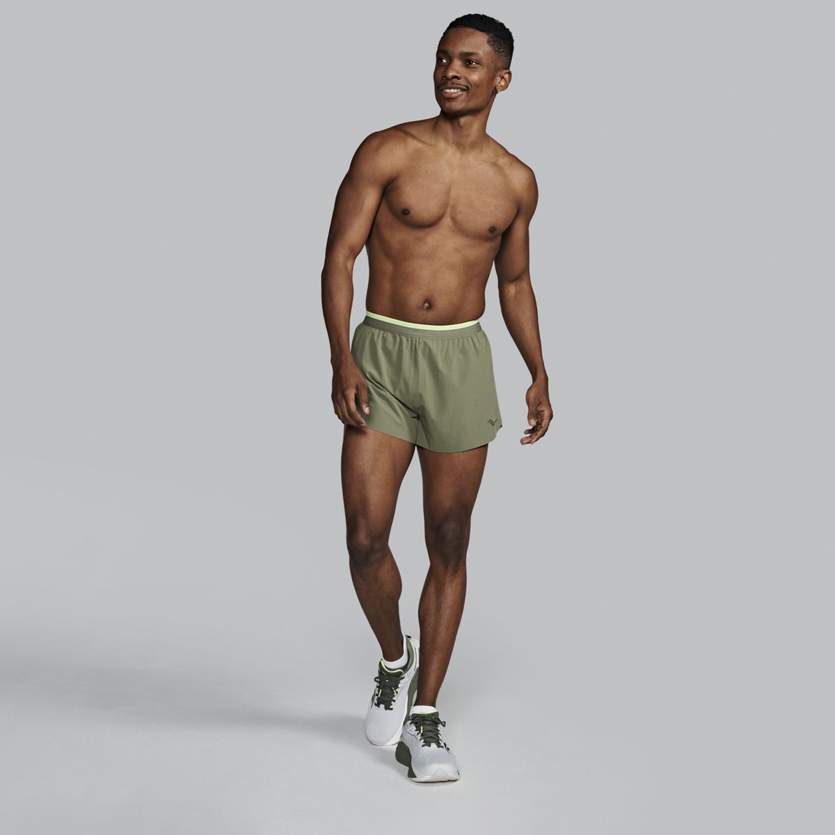 Endorphin Split Short, Olivine, dynamic 2