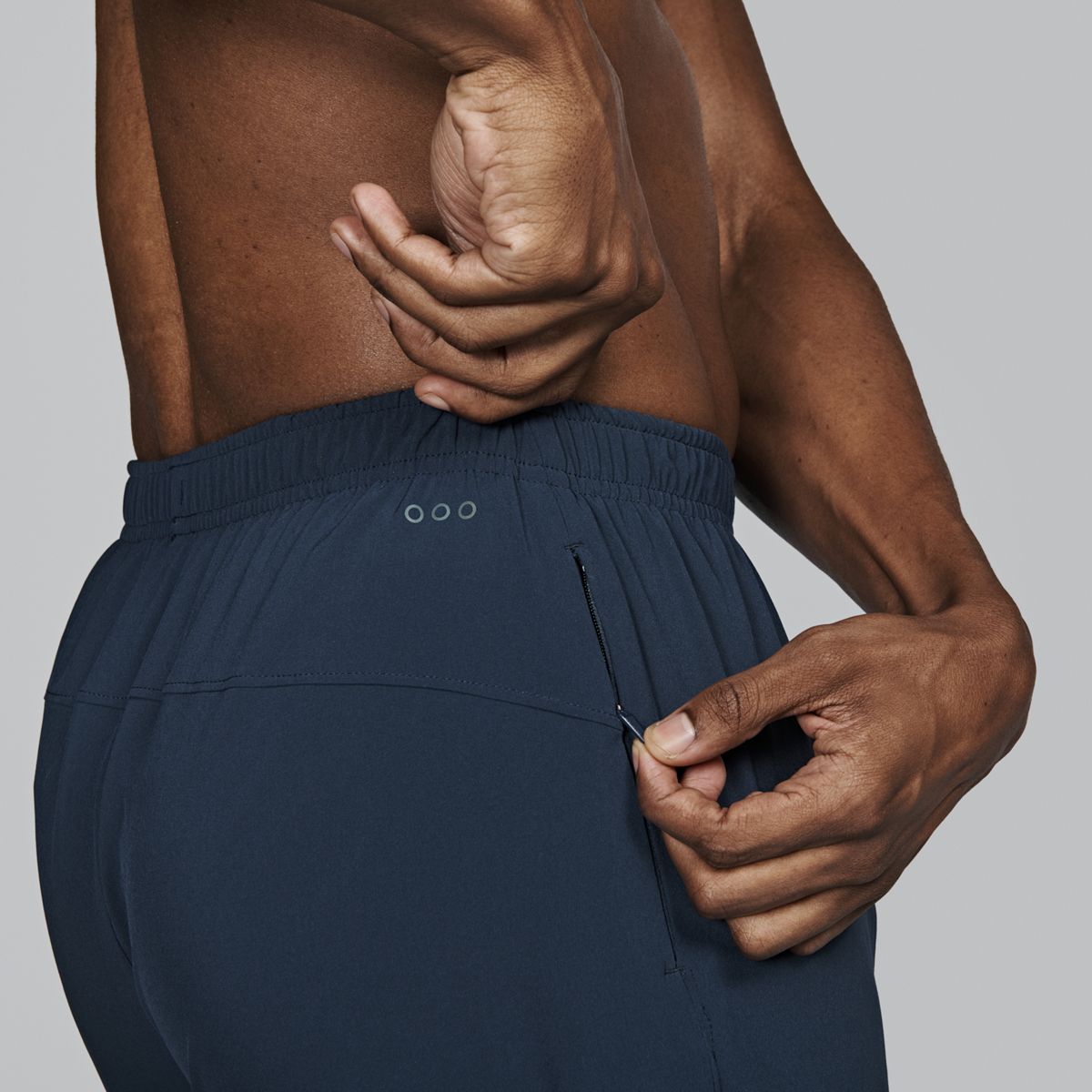 Outpace 5" Short, Blue, dynamic 3