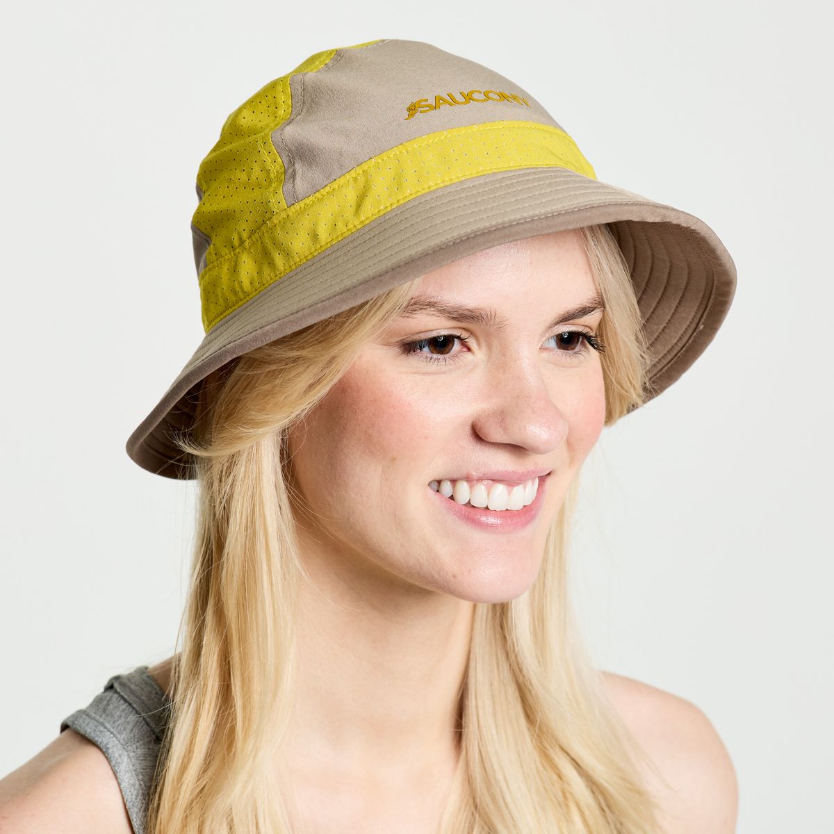 Outpace Bucket Hat, Pewter, dynamic 1