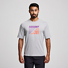 Recovery Short Sleeve, Light Grey Heather Graphic, dynamic 2