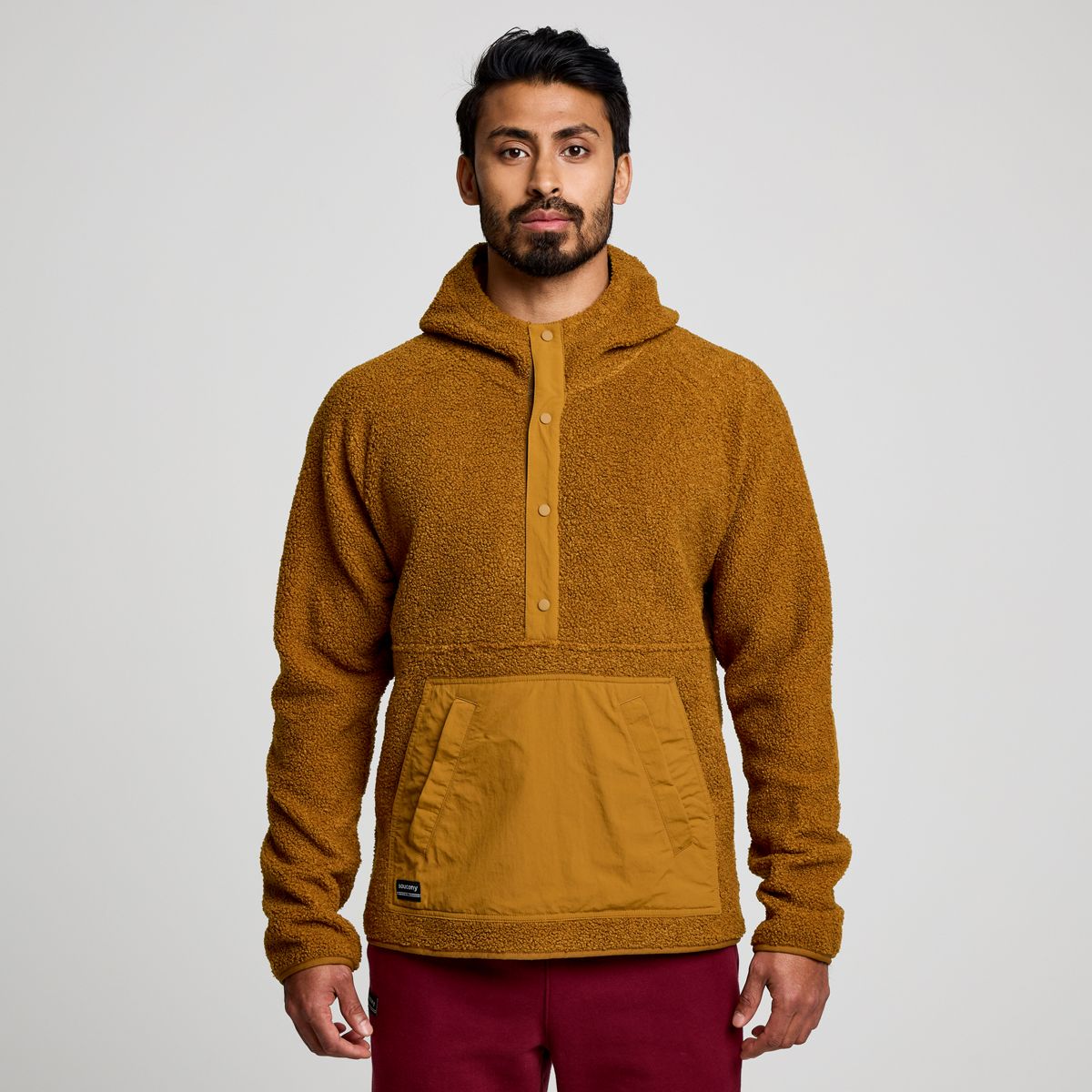 Recovery Sherpa Pullover, Bronze, dynamic 3