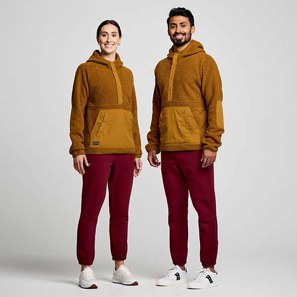 Recovery Sherpa Pullover, Bronze, dynamic