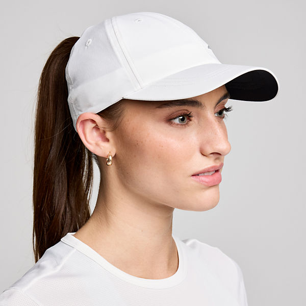 Outpace Pony Hat, White Graphic, dynamic