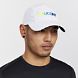 Outpace Hat, White Gradient, dynamic 3