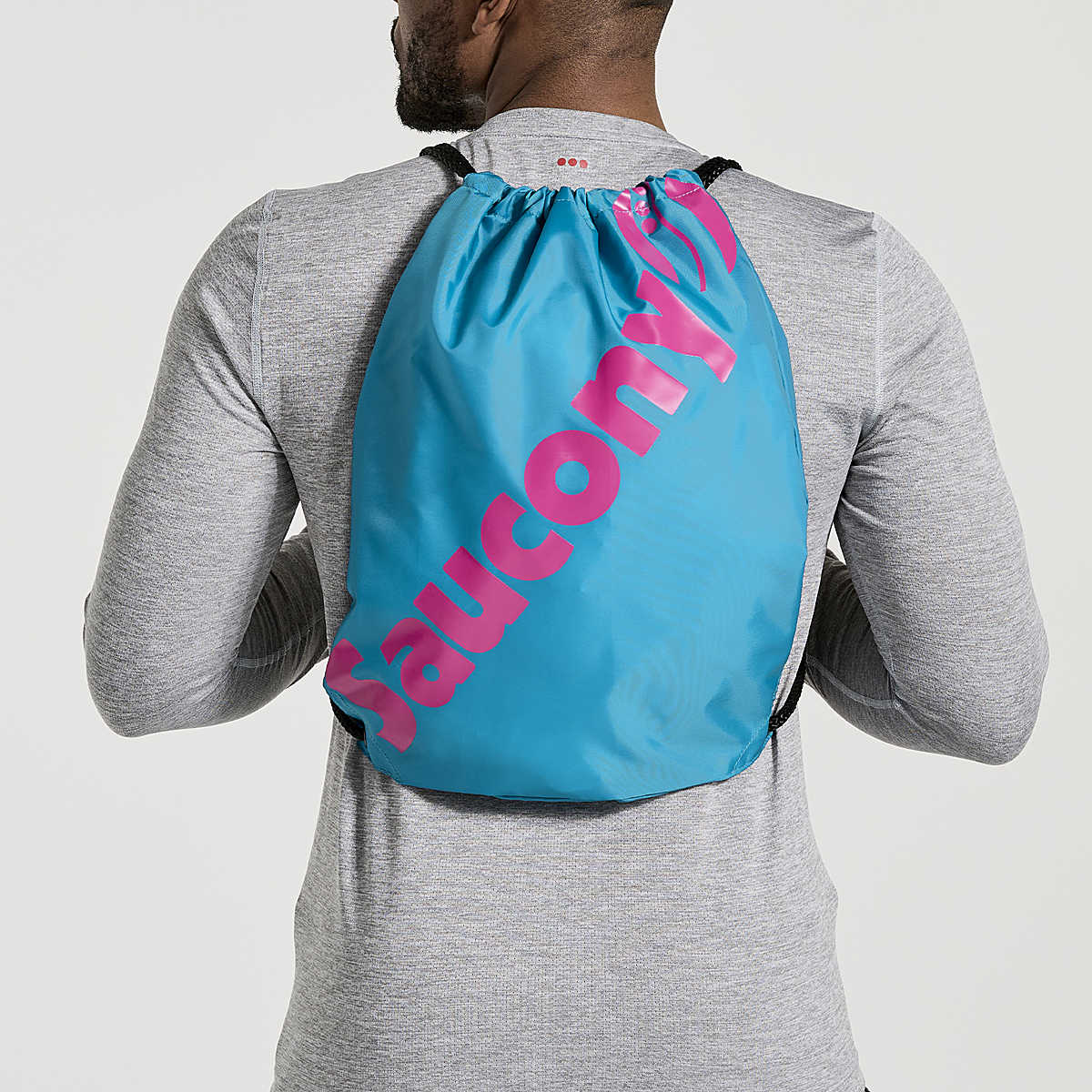 Saucony String Bag, Turquoise, dynamic 1