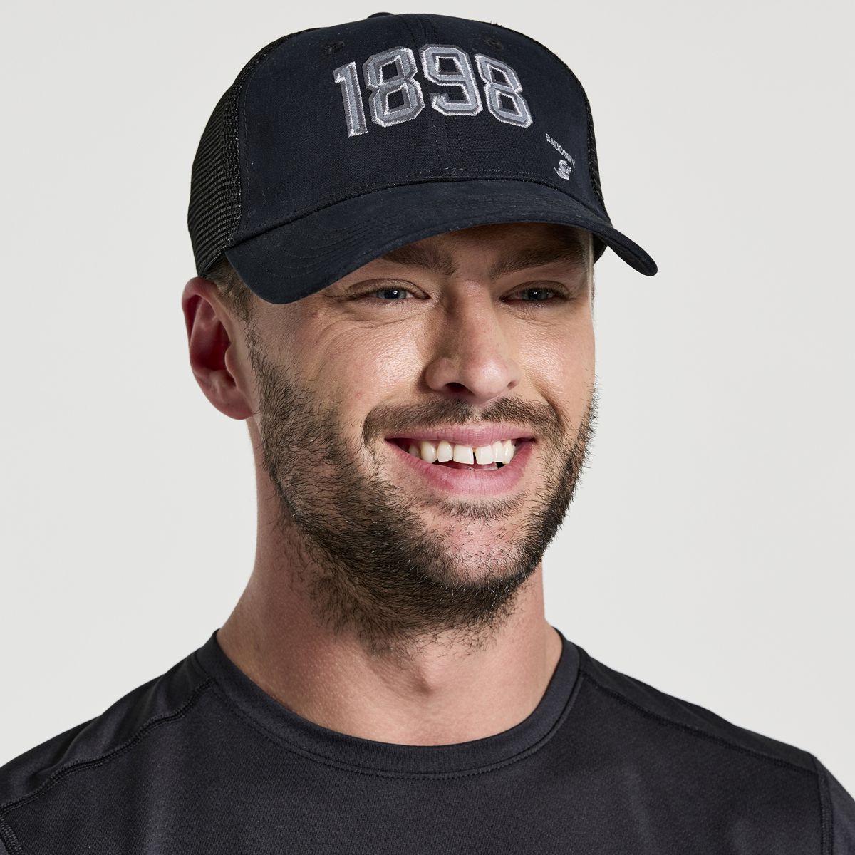 Saucony Trucker Hat, Black Graphic, dynamic