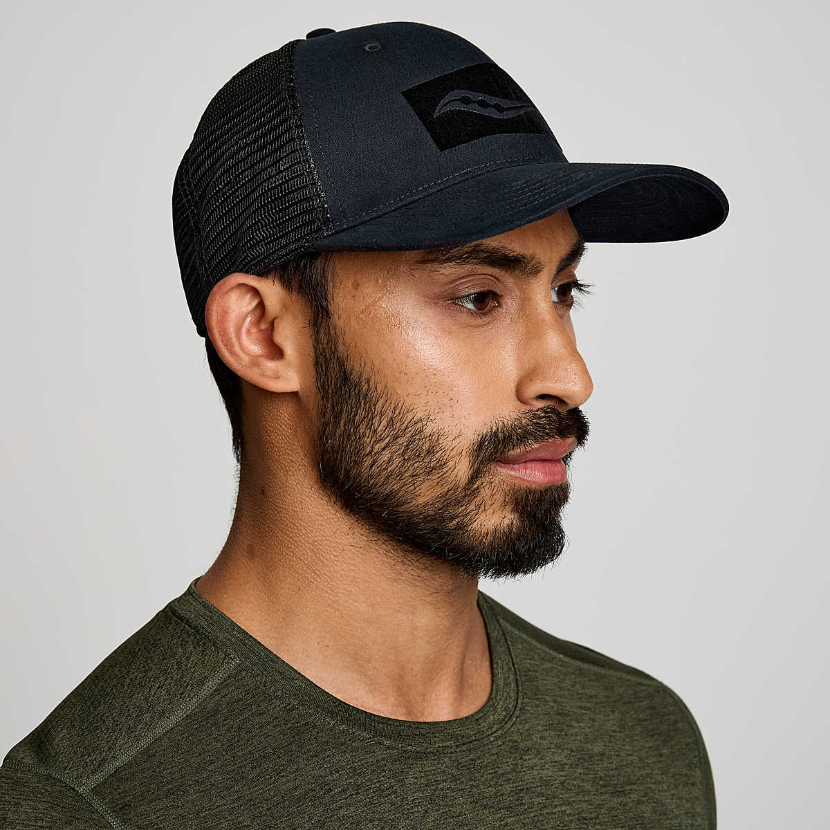 Saucony Trucker Hat, Black Graphic, dynamic 1