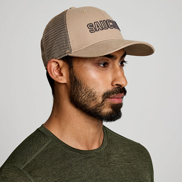 Saucony Trucker Hat, Pewter Graphic, dynamic