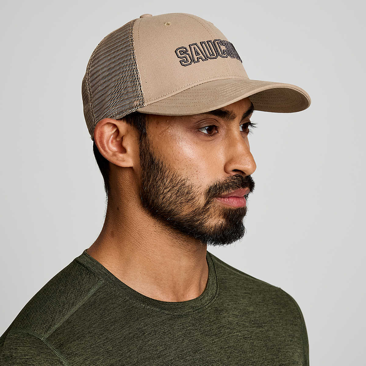 Saucony Trucker Hat, Pewter Graphic, dynamic 1
