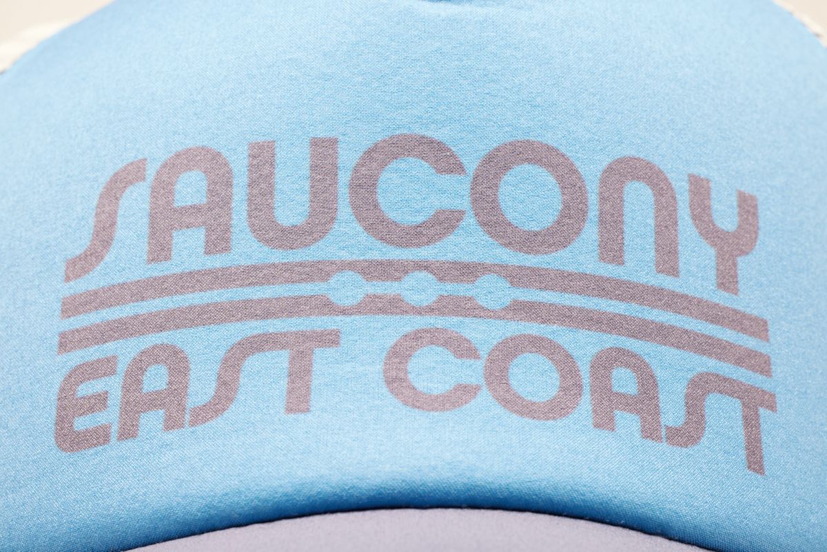 Saucony Foamie Trucker Hat, Azure Graphic, dynamic 3