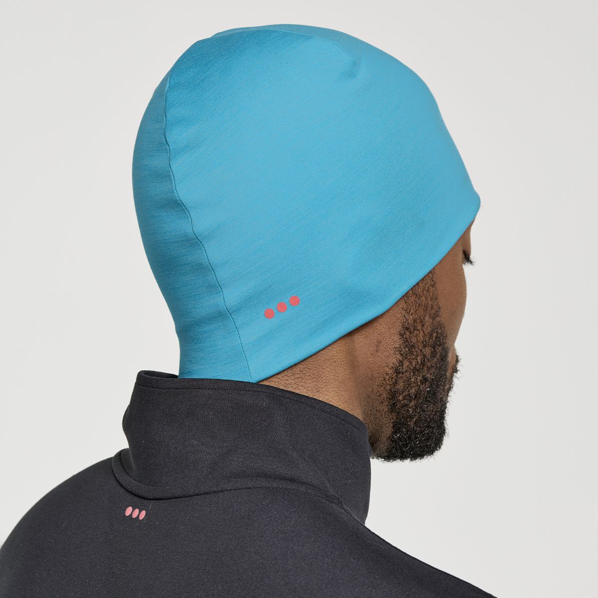 Hurricane Beanie, Turquoise Heather, dynamic 2