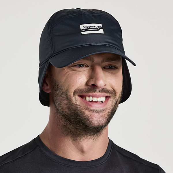 Tech Ear Flap Hat, Black, dynamic