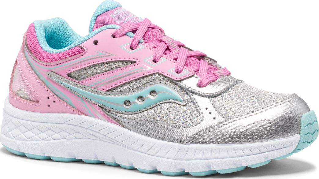 Cohesion 14 Lace Sneaker, Pink | Silver, dynamic 2
