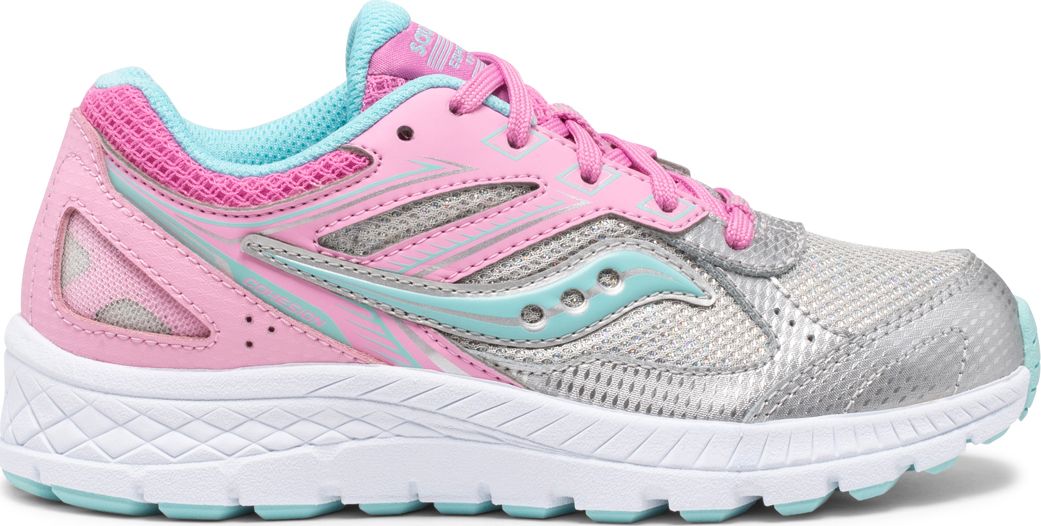 Cohesion 14 Lace Sneaker, Pink | Silver, dynamic 1