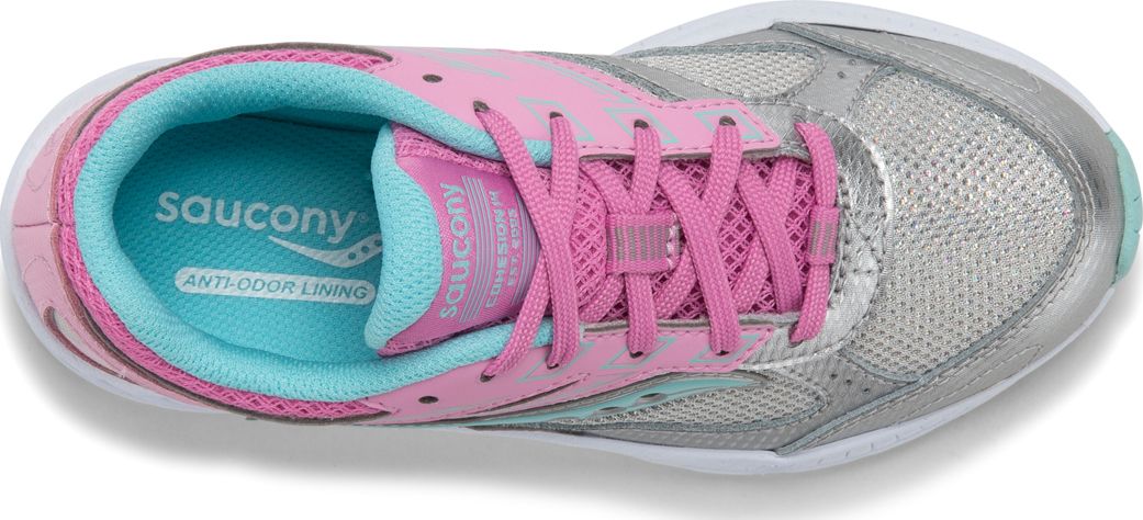 Cohesion 14 Lace Sneaker, Pink | Silver, dynamic 5