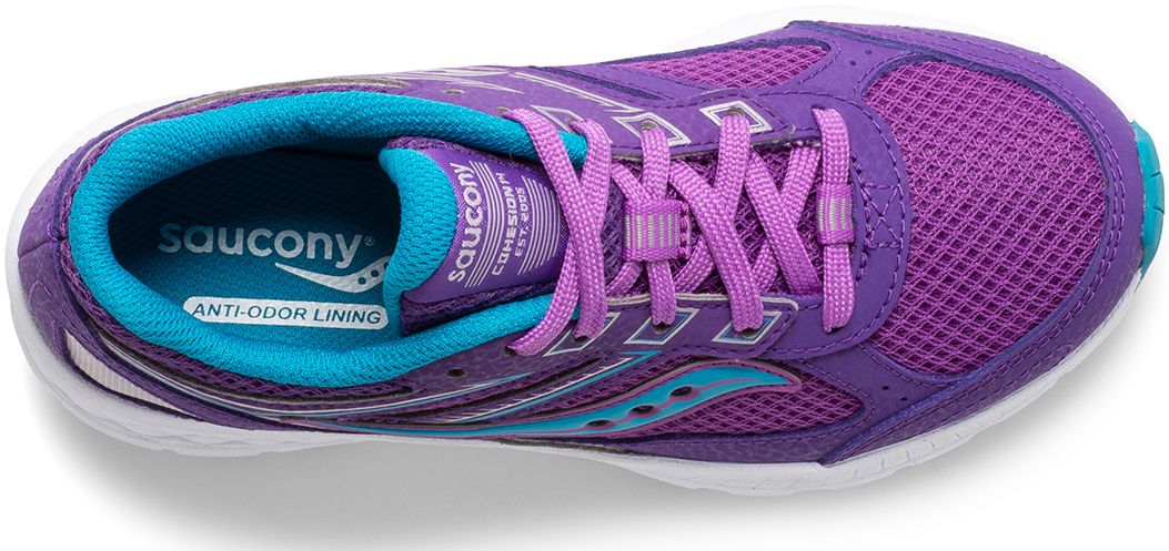 Cohesion 14 Lace Sneaker, Purple | Turq, dynamic 5