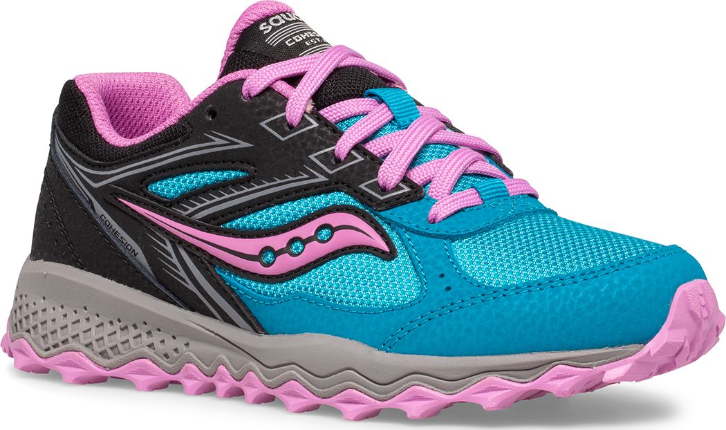 Cohesion TR14 Lace Sneaker, Blue | Pink | Black, dynamic 2