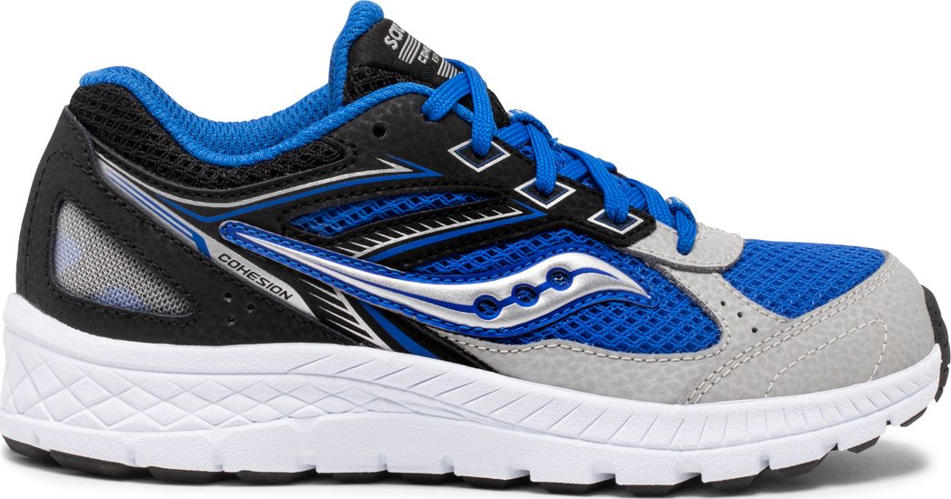Cohesion 14 Lace Sneaker, Black | Blue, dynamic 1
