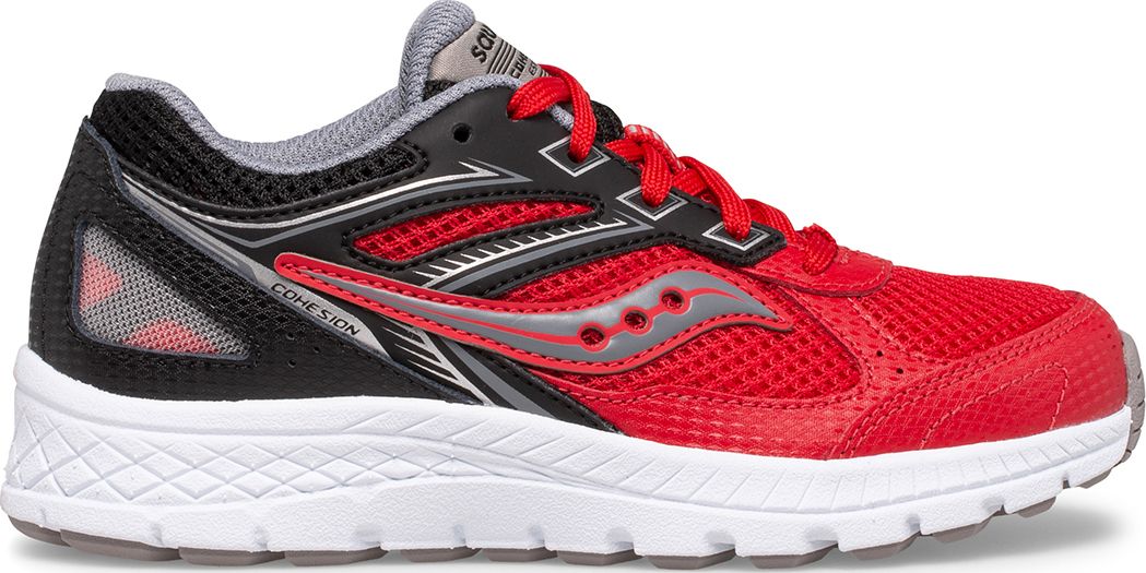 Cohesion 14 Lace Sneaker, Red | Black, dynamic 1