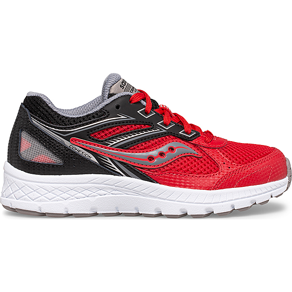 Cohesion 14 Lace Sneaker, Red | Black, dynamic