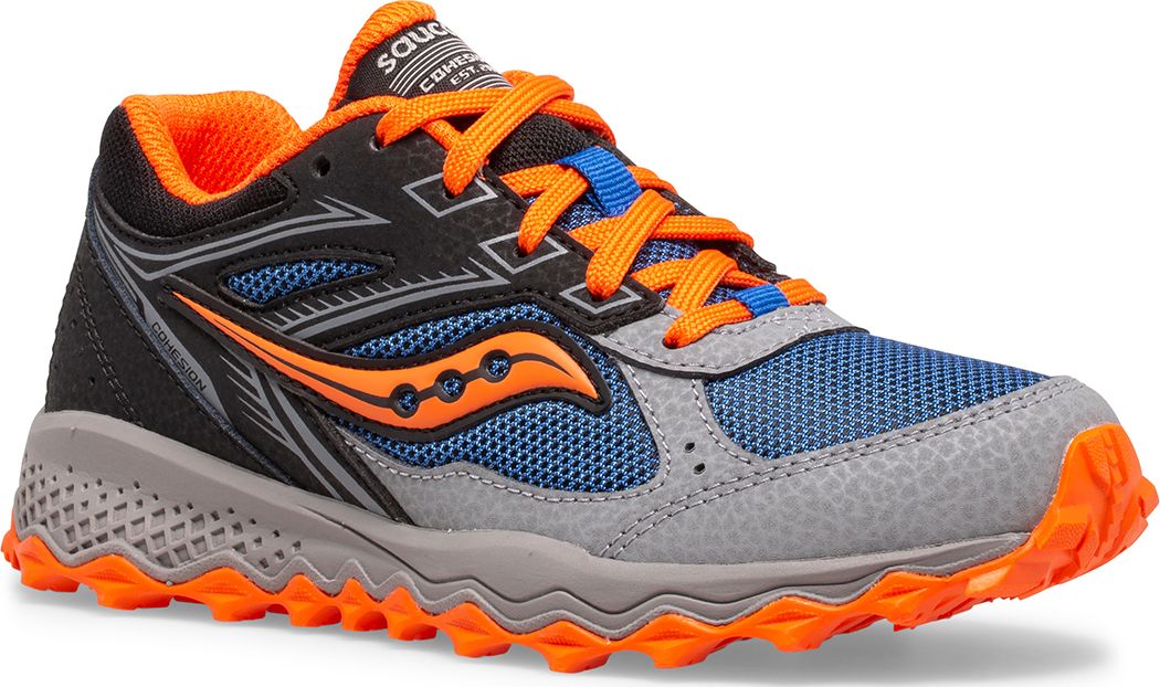 Cohesion TR14 Lace Sneaker, Black | Blue | Orange, dynamic 2