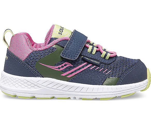 Wind Shield A/C Jr. Sneaker, Navy | Green | Pink, dynamic