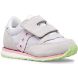 Baby Jazz Hook & Loop Sneaker, Grey | Pink | Green, dynamic