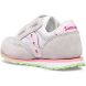 Baby Jazz Hook & Loop Sneaker, Grey | Pink | Green, dynamic 3