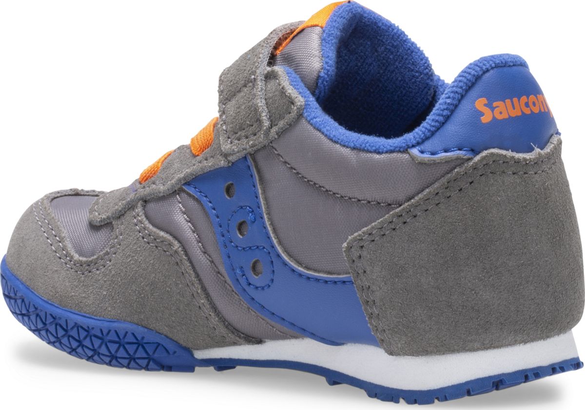 Bullet Jr. Sneaker, Grey | Blue | Orange, dynamic 3
